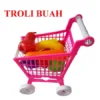 GROSIR MAINAN ANAK TROLI BUAH B552 TROLI KERANJANG BUAH BUAHAN - Gambar 2