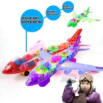 MAINAN ANAK MURAH GROSIR AIR BUS PR-17705 LIGHTING PLANE PESAWAT TERBANG TRANSPARAN