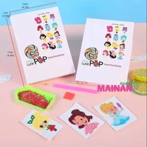 MAINAN ANAK MURAH GROSIR VIRAL STICKER DIY DIAMOND CUTIE POP SS104 STIKER EDUKASI PAINTING