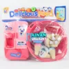 MAINAN ANAK MURAH GROSIR YK41 DELICIOUS FOOD LEMARI KULKAS DONAT KUE POTONG MAINAN MASAKAN PANCI INFRARED COOKER - Gambar 3