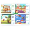 MAINAN ANAK MURAH GROSIR TEKA-TEKI PUZZLE KARAKTER BERMACAM HEWAN 666-13 MAINAN WORLD ANIMAL PUZZLE - Gambar 3