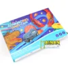 MAINAN ANAK MURAH GROSIR ADVANCING DINO DIY TRACK DINOSAUR CAR 6160 MOBIL CAR TRACK KEPALA DINO MELUNCUR BERPUTAR - Gambar 3