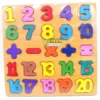 MAINAN ANAK MURAH GROSIR EDUKASI WOODEN PUZZLE JM-WD002 MAINAN PUZZLE KAYU ANGKA PENJUMLAHAN & HURUF - Gambar 2