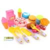 MAINAN ANAK MURAH GROSIR MAKANAN CEPAT SAJI CAFE SET DELICIOUS FOOD OCT2208 CAFE SET PIZZA POTONG - Gambar 2