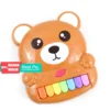 GROSIR MAINAN ANAK PIANO LATSO AND TEDDY BEAR JM22436 ANIMAL MINI PIANO MENYALA MEMILIKI 6 JENIS MODE - Gambar 4
